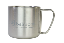 Load image into Gallery viewer, belmont  BM-338 Titanium double-wall mug  雙層隔熱鈦杯 350ml-SOLOBITO