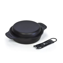 將圖片載入圖庫檢視器 belmont BM-405 Black Iron Coating Combo Skillet 6.5 Inch - solobito