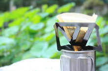 Load image into Gallery viewer, Tetra Drip 01B Black-colored Stainless Steel Dripper 摺合式黑鋼版咖啡濾架 - SOLOBITO