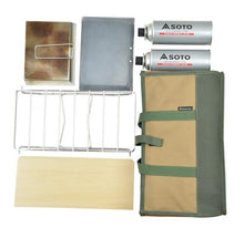 Load image into Gallery viewer, belmont BM-383  TOTE BAG Beige- Green - SOLOBITO