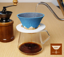將圖片載入圖庫檢視器 COFIL Fuji Dripper  BLUE 富士山免濾紙濾杯 - SOLOBITO