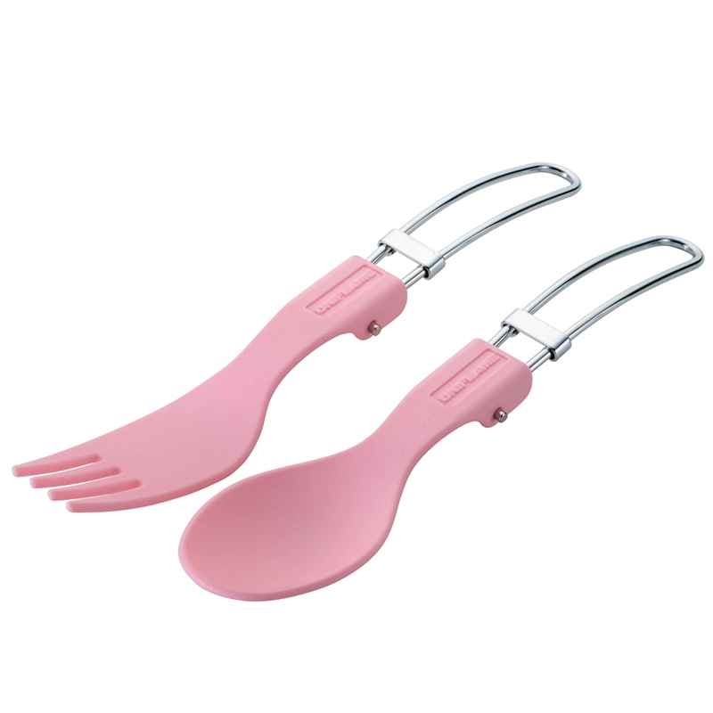 668832  UNIFLAME Color Cutlery (Pastel Pink) - SOLOBITO