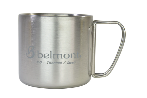 belmont  BM-338 Titanium double-wall mug  雙層隔熱鈦杯 350ml－SOLOBITO