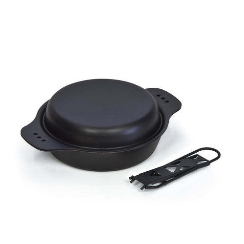 belmont BM-405 Black Iron Coating Combo Skillet 6.5 Inch - solobito