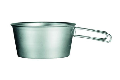 belmont BM-328 Titanium Sierra Cup 600ml 鈦金屬摺柄登山杯 - SOLOBITO