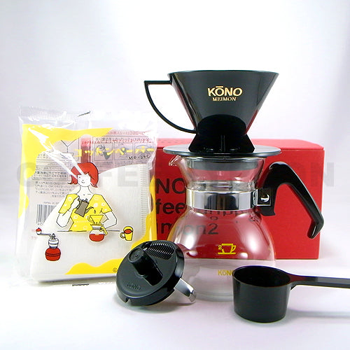 KONO Meimon 2 person coffee dripper set Black 現貨發售 SOLOBITO