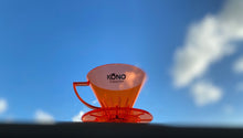 Load image into Gallery viewer, KONO  Crystal Orange Dripper 透明橙色濾杯   (2021限量版)- SOLOBITO

