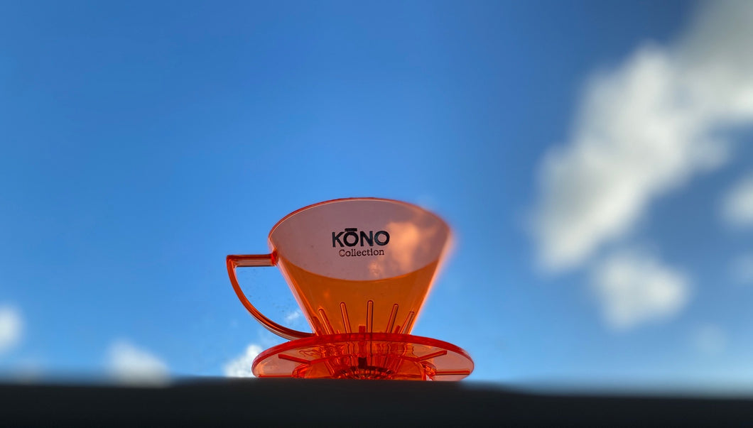 KONO  Crystal Orange Dripper 透明橙色濾杯   (2021限量版)- SOLOBITO