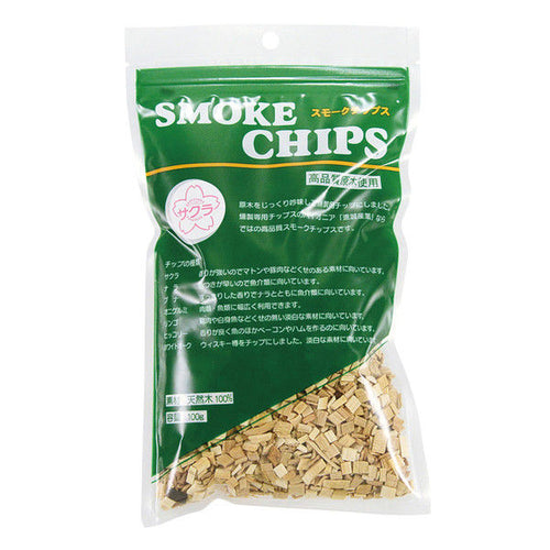 進誠産業　Sｍoke chips (Sakura) 煙燻木碎 100g - SOLOBITO