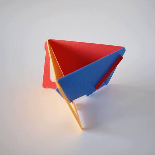 Tetra Drip Plastic Foldable Dripper   摺合式咖啡濾架 COLOR-MIX - SOLOBITO